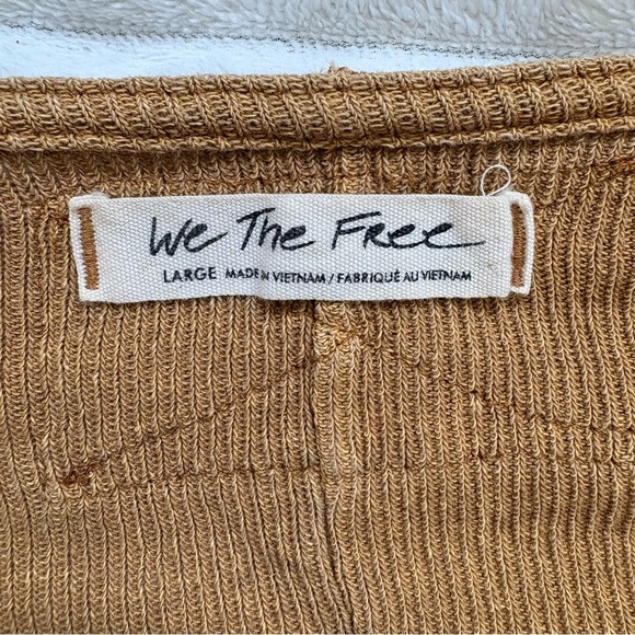 We The Free Scoop Neck Long Sleeve Top Womens Large - Picture 3 of 6